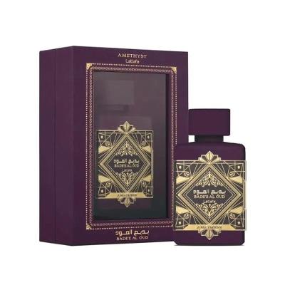 Perfume Badee Al Oud Amethyst Eau de Parfum Unissex Âmbar Floral 100ML