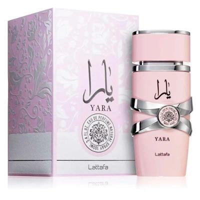 Perfume Yara Eau de Parfum Feminino Floral Âmbarado 100ML Lattafa para Todas as Ocasiões