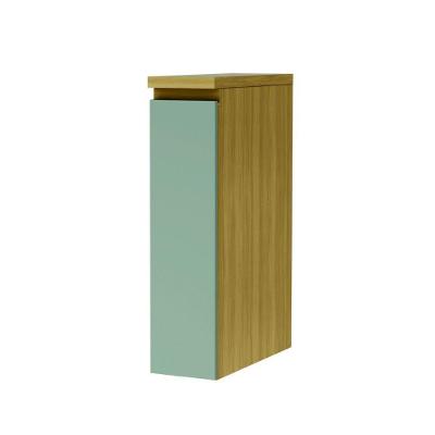 Balcão Porta-condimento Rainha 1 Porta MDF 20CM Verde Nature Nesher Móveis