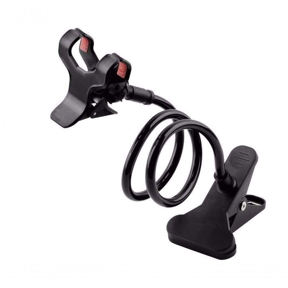 Suporte Para Celular Universal - Super Articulado - Multi Uso Pegador Preto - 1