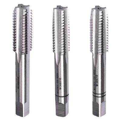 Macho de Fazer Rosca DIN352 para Rosca Interna Aço Rápido Worker 3 Peças M12X1,75MM