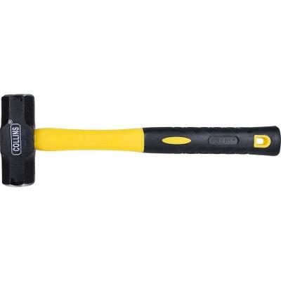 Marreta Oitavada 1000g Collins com Cabo de Fibra de Vidro e Empunhadura de Borracha Termoplástica