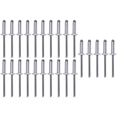 Rebite de Fixação Rebite de Repuxo 6,2x25mm POP Alumínio Worker 25 PEÇAS