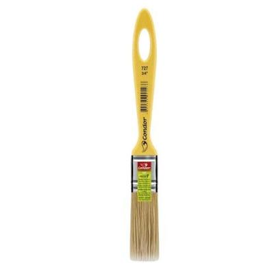 Pincel 3-4 Linha Sintética Filamento Branco Cerda Branca 1 Unidade Condor