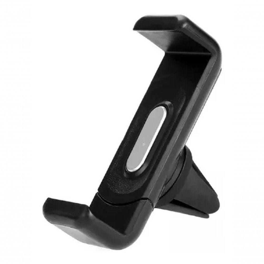 Suporte Celular Veicular Universal Portátil Fixa Na Saída De Ar Preto - 4