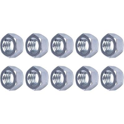 Porca Sextavada 422002 para Fixacao Segura em Aco Zincado Zincada Worker 10 Pecas