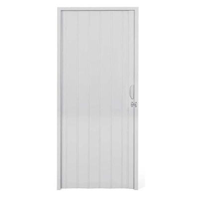 Porta Sanfonada PVC Kala 210X60CM para Ambientes Internos Cinza Plastilit