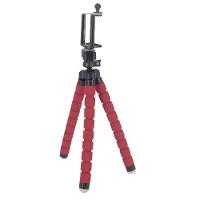 Suporte Celular Câmera Com Tripé Flexível - Vermelho - 2