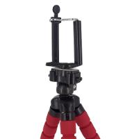 Suporte Celular Câmera Com Tripé Flexível - Vermelho - 3