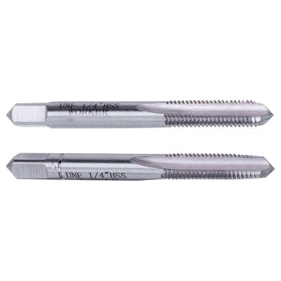 Macho Manual Unificado Fino 1-4 2 Peças para Roscas Internas UNF Aço Rápido Worker