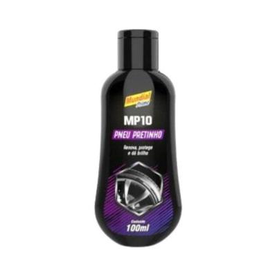Limpa Pneu Pretinho 100ML Brilho e Proteção para Pneus Mundial Prime