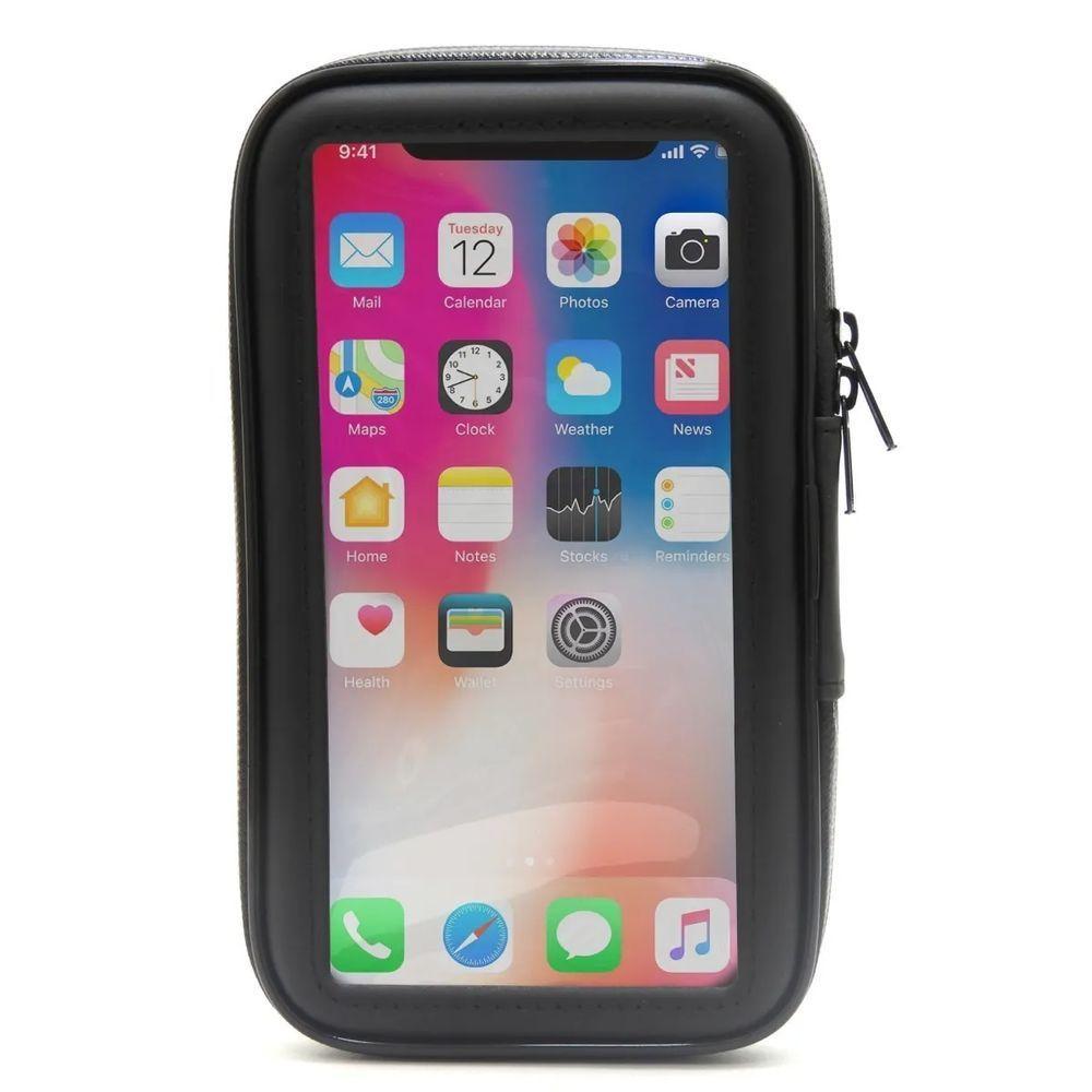 Suporte A Prova D'Agua Capa Com Suporte Para Gps Celular Moto - Bike - 1