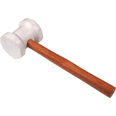 Martelo de Borracha 80mm Bivolt para Funilaria Branco Kala 80CM