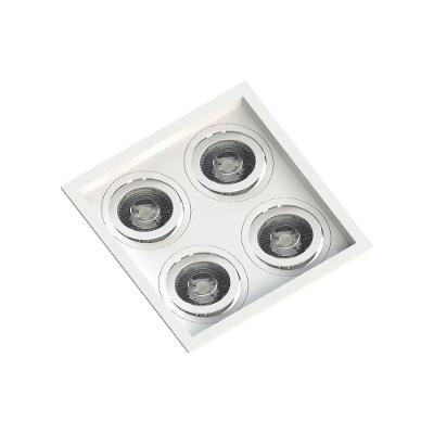 Spot Incandescente Embutido SE-330-2904 Recuado Quadrado Branco Bivolt Save Energy