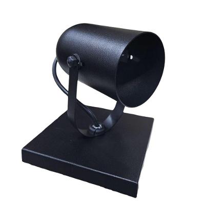 Spot Sobrepor 130-1 com 1 Lâmpada Par 20 Direcionável Preto Rioprelustres
