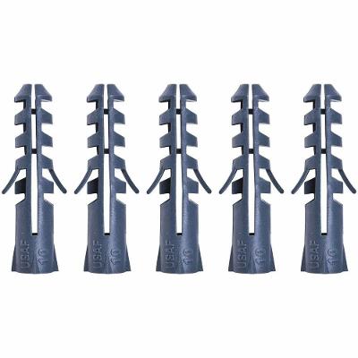 Bucha para Parede Maciça Bucha Plástica 10 com Resistência Branco Worker 5 PEÇAS