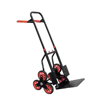 Carrinho de Transporte Retrátil Design Dobrável com Rodas Triplas Worker