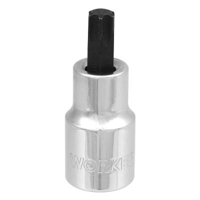 Chave e Soquete Torx 402354 T-50 Encaixe 1-2 Aço Alta Resistência Worker