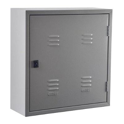 Caixa para Telefone 800x800x135 Embutir Cinza Cemar com Fecho de Plástico