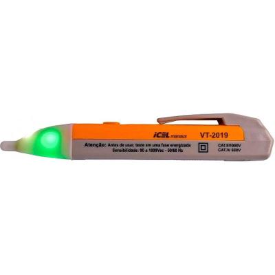 Caneta Teste de Voltagem VT-2019 com Detecção AC 90-1000V Solden