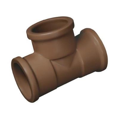 Conexão Soldável para Tubulação TEE SOLDAVEL 60MM com Acabamento Resistente Branca Corr Plastik 60MM