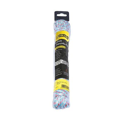 Corda Pet Trançada Meada Uso Geral Resistente Colorida Collins 6MM X 15M