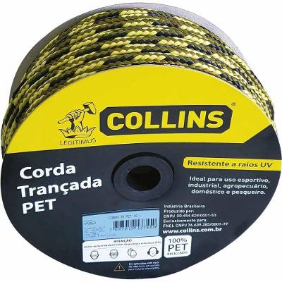Corda Pet Trançada para Construção Civil Seda Colorida Collins 12MM 73M