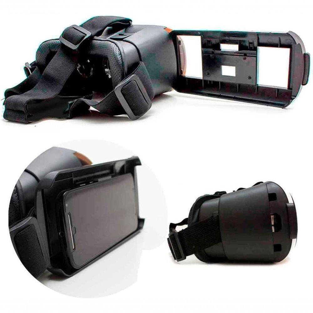 Óculos Realidade Virtual 3D Com Controle - Vr Box 2.0 . - 3