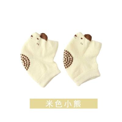 Joelheira Infantil Baby Toddler Resistente a Choques Algodão Puro Bege OEM 2 PARES
