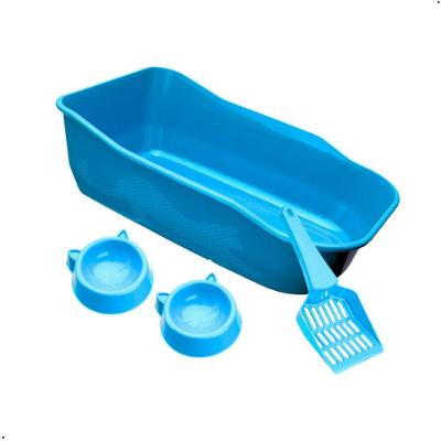 Kit Caixa de Areia para Gatos OEM Furba para Filhotes Adultos e Sênior com Plástico 100% Reciclado 4