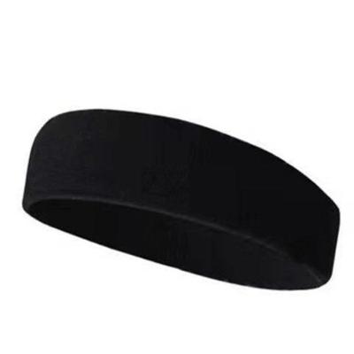 Tiara Esportiva Elástica Absorvente de Suor Alta Compressão Preto OEM