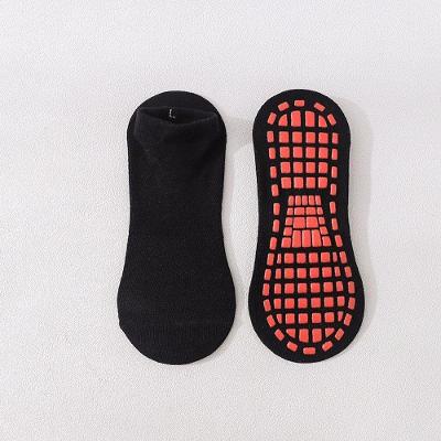 Kit Meia Antiderrapante para Hidroginástica Pilates e Yoga com Costura Reforçada Preta OEM 3 PARES