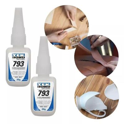 Cola Instantânea Tekbond 793 Multiuso 20G Kit 3 Unidades OEM