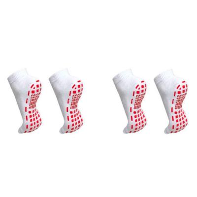 Kit Meia Antiderrapante para Hidroginástica Pilates Yoga com 3 Pares Preto OEM