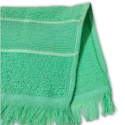 Kit com 10 Toalhas de Mão Toalha Social 100% Algodão 260g-m2 Verde OEM
