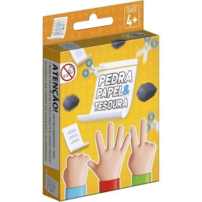 Jogo de Cartas 791934-1 Pedra Papel e Tesoura com 56 Cartas Ilustradas Pais & Filhos