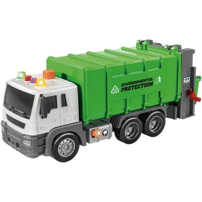 Caminhão de Fricção DMT6854 com Mecanismo de Movimento Amarelo DM Toys 11CM