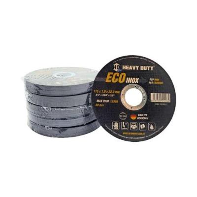 Disco de Corte Eco Inox HEAVY DUTY para Aço Inox e Metais 115MM X 1,0MM X 22MM