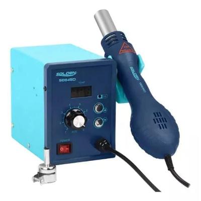 Dessoldadora para Eletrônica SE845D com Controle de Temperatura e Fluxo Ajustável Display LED Solden