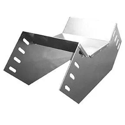 Eletrocalha Curva Vertical Interna 90° sem Virolamento Prata Perfil 100X100X150MM