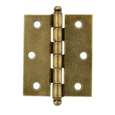 Dobradiça Pino Bola 2813 para Portas com Pino Ouro Velho Loth 3CM 2.5CM