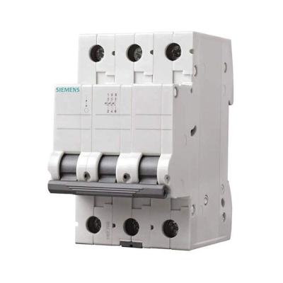 Disjuntor Tripolar Din Curva C 25A Protecao Eletrica com Sistema Snap On Siemens