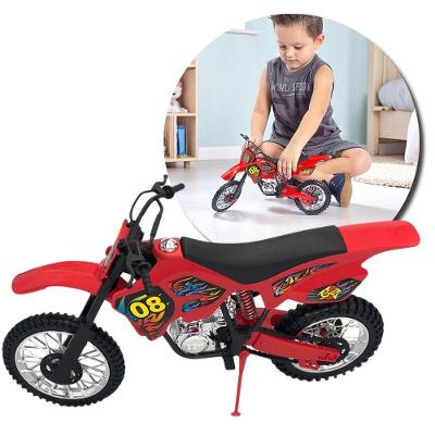 Moto de Brinquedo Moto de Motocross com Apoio Design Realista Amortecedor Traseiro Pneus