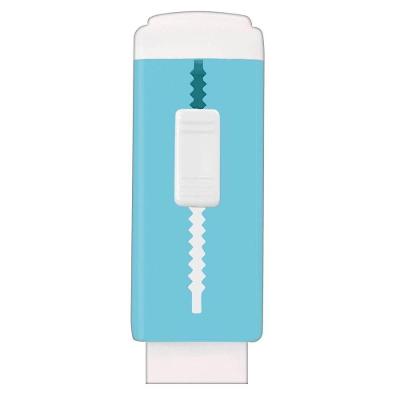 Borracha Tilibra Retrátil com Mecanismo Ergonômico 1 Unidade Azul