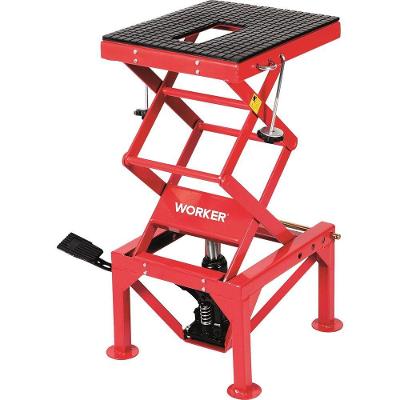 Elevador Automotivo para Motocicleta Alta Durabilidade Sistema Hidráulico 130KG Worker