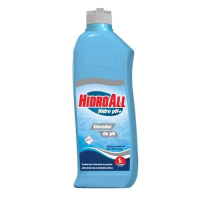Elevador de Ph Hidro Ph+ para Piscina com Ajuste Rápido 1L Hidroall