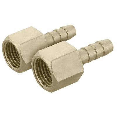 Espigão Fêmea para Mangueira Worker 1-4" X 5-16" com Escama em Latão 5 Peças
