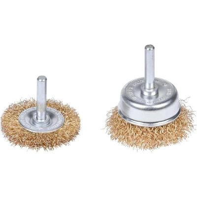 Escova de Aço Circular Jogo 2 Peças para Remover Óxido e Polir Worker 4.500 RPM