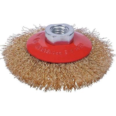 Escova de Aço Circular 4xm14 para Limpeza e Rebarbação Latonado Worker 12500 RPM