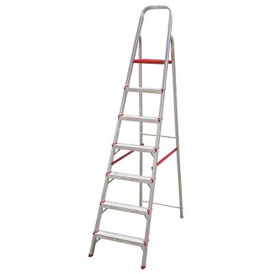 Escada Suprema 7 Degraus Alumínio Dobrável 120KG Worker 136CM